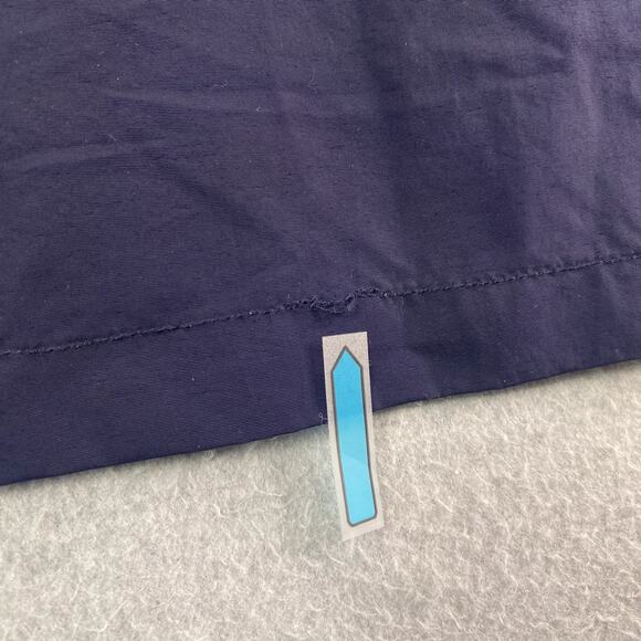 Flint and Tinder Jacket Mens XL Ridge Shell Navy Blue Hooded Zip Snap Button - Picture 10 of 13